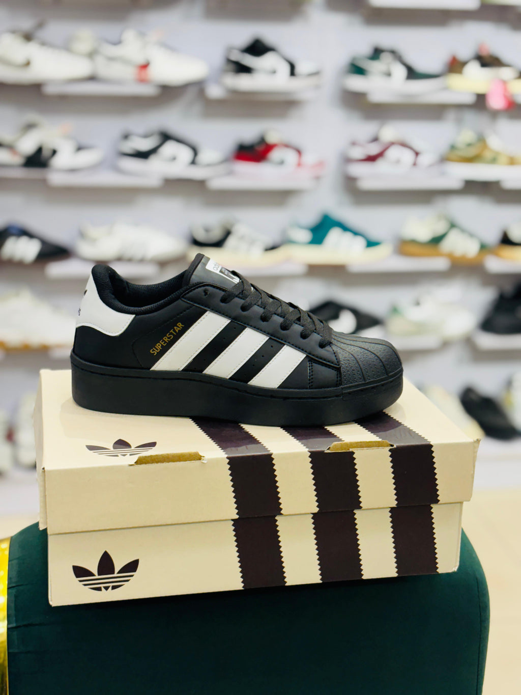 ADI SUPERSTR - BLACK