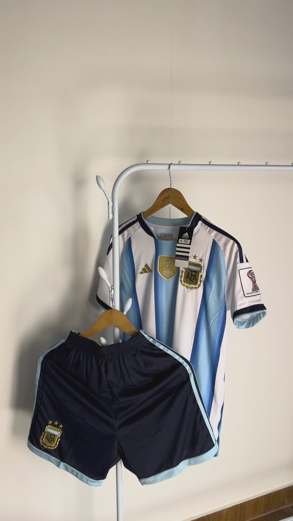 ARGENTINA HOME IMPORTED JERSEY SET (2026 VERSION)