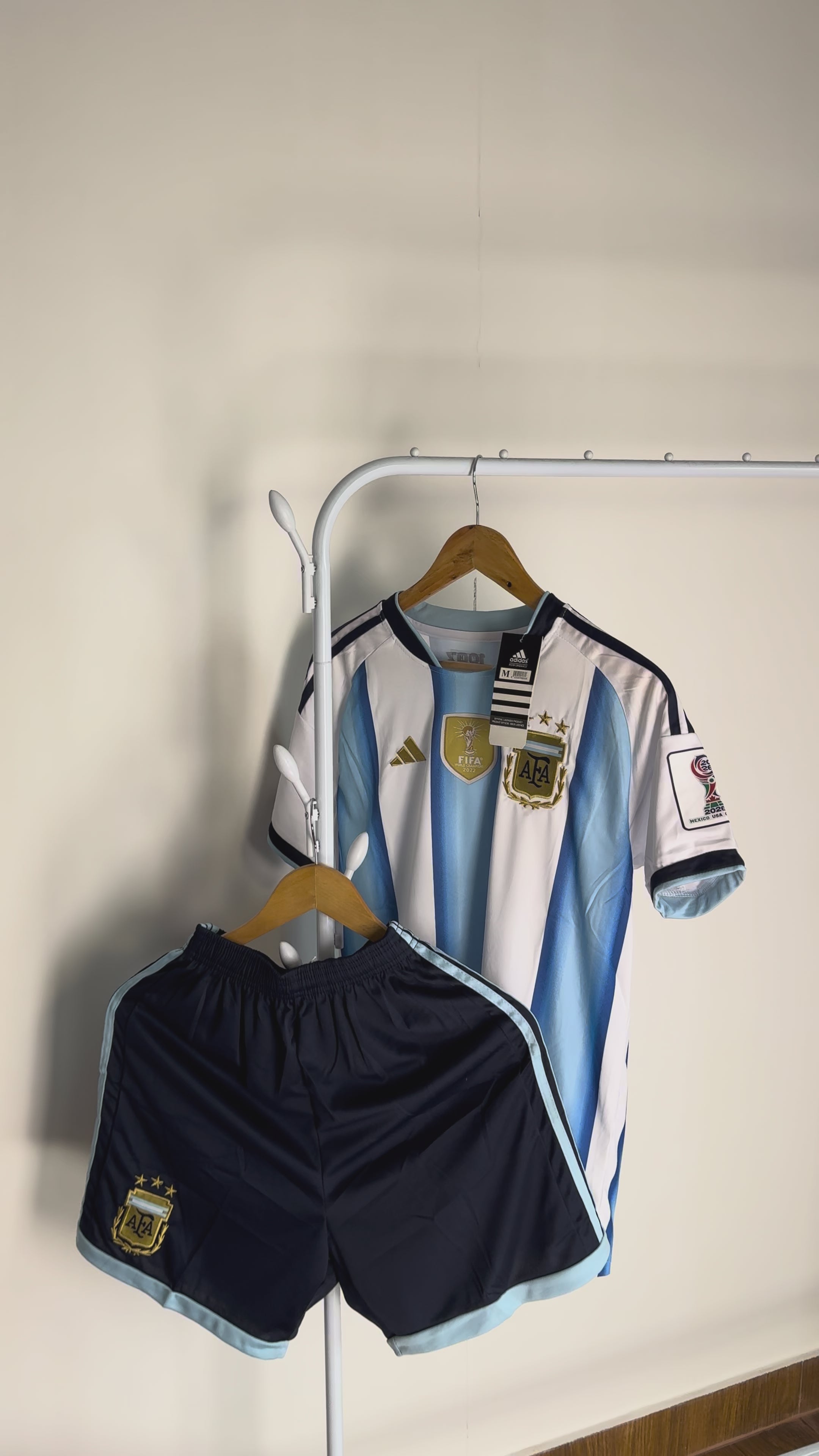 ARGENTINA HOME IMPORTED JERSEY SET (2026 VERSION)