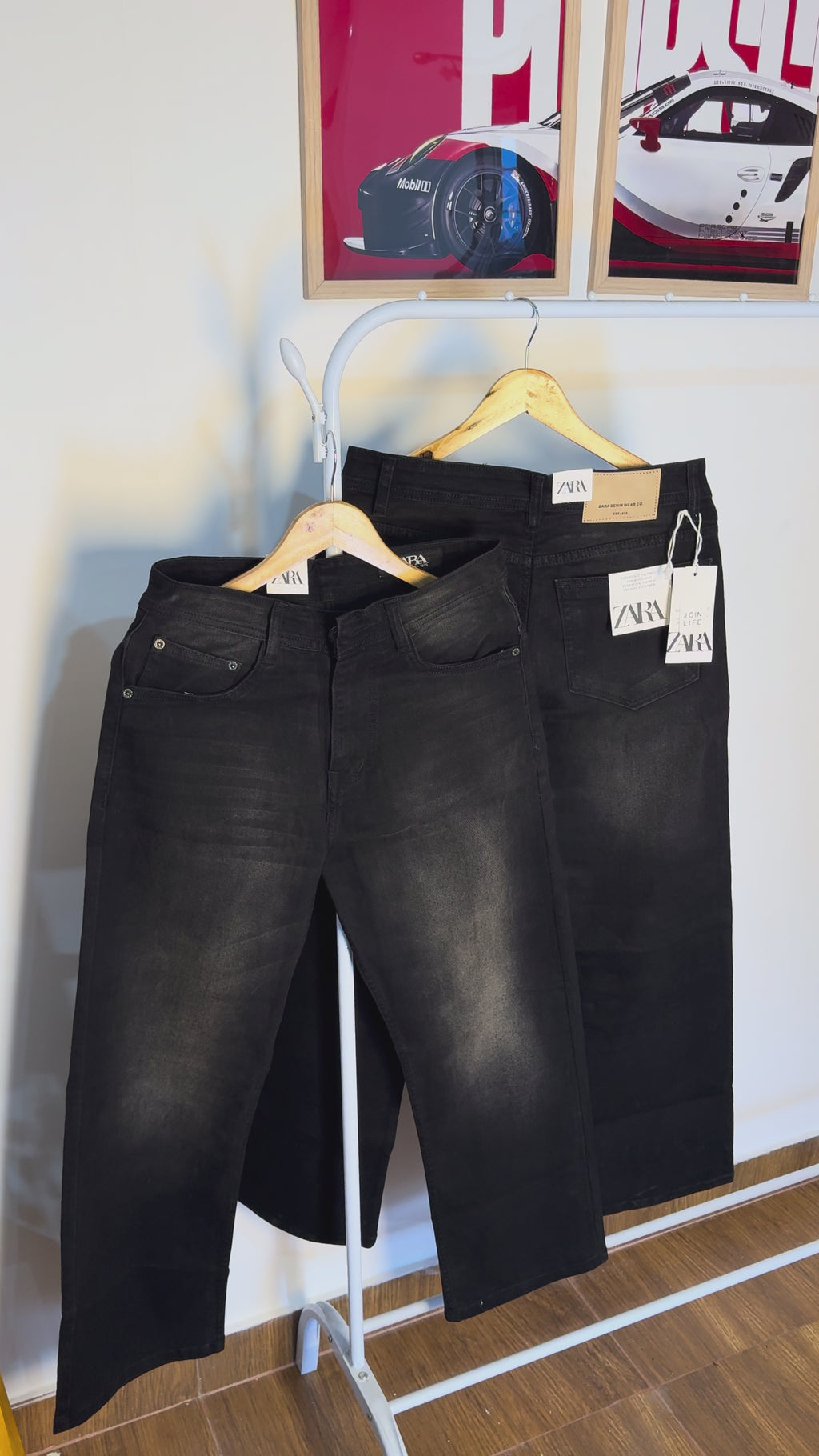 ZR BLACK BAGGY JEANS 2129 (BROWN FADE)