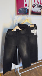 ZR BLACK BAGGY JEANS 2129 (BROWN FADE)