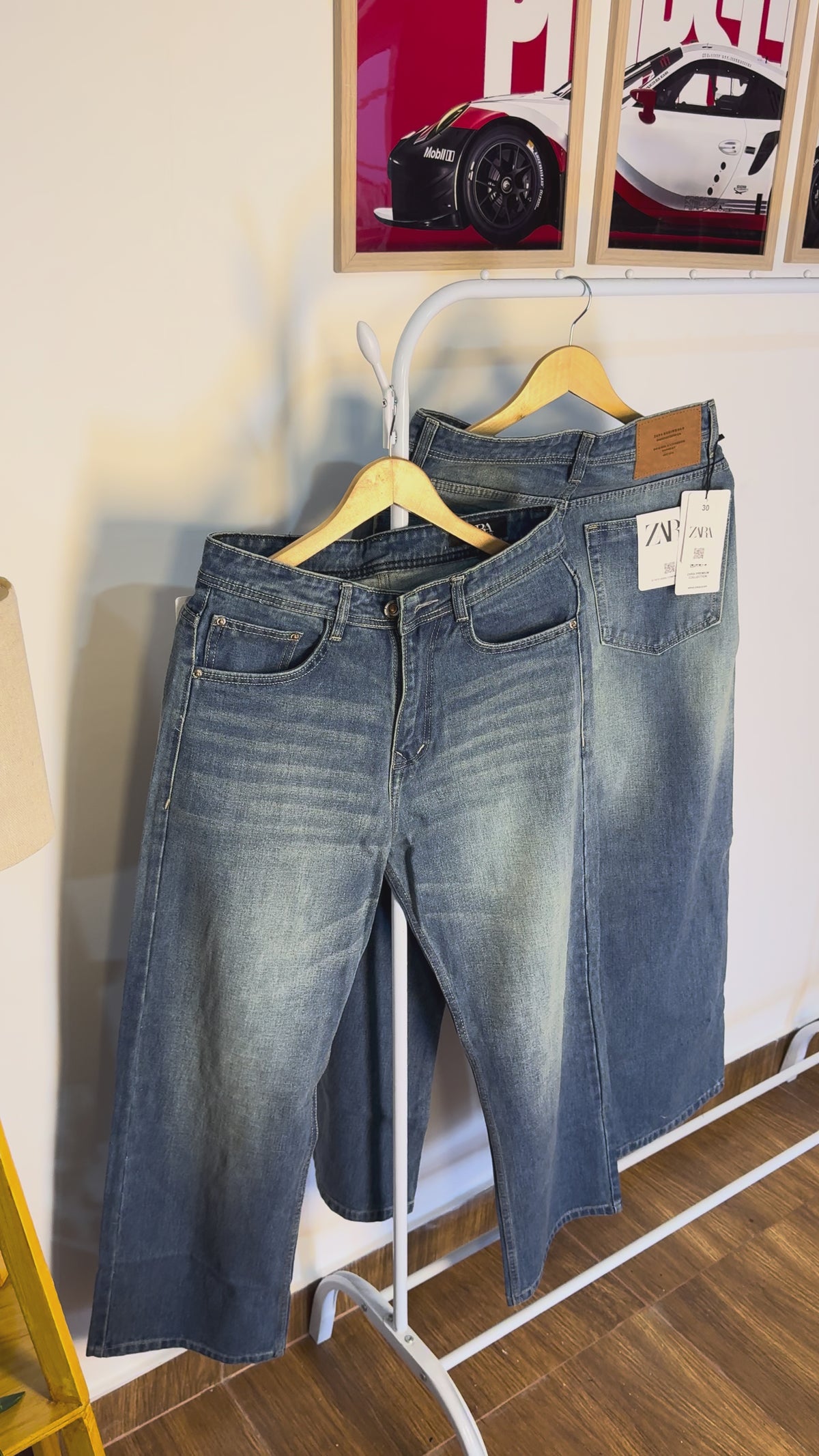 ZR BLUE FADED BAGGY JEANS 2127