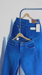 HM DENIM BLUE BAGGY JEANS 2114 (PREMIUM & STRETCHABLE)