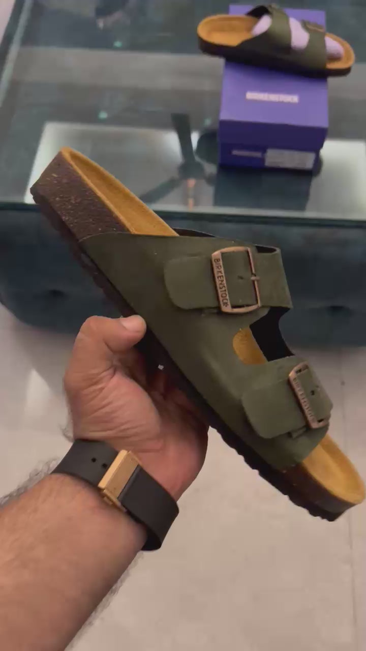 BRKNSTCK DUAL STRAP (MILITARY GREEN)