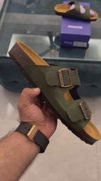 BRKNSTCK DUAL STRAP (MILITARY GREEN)