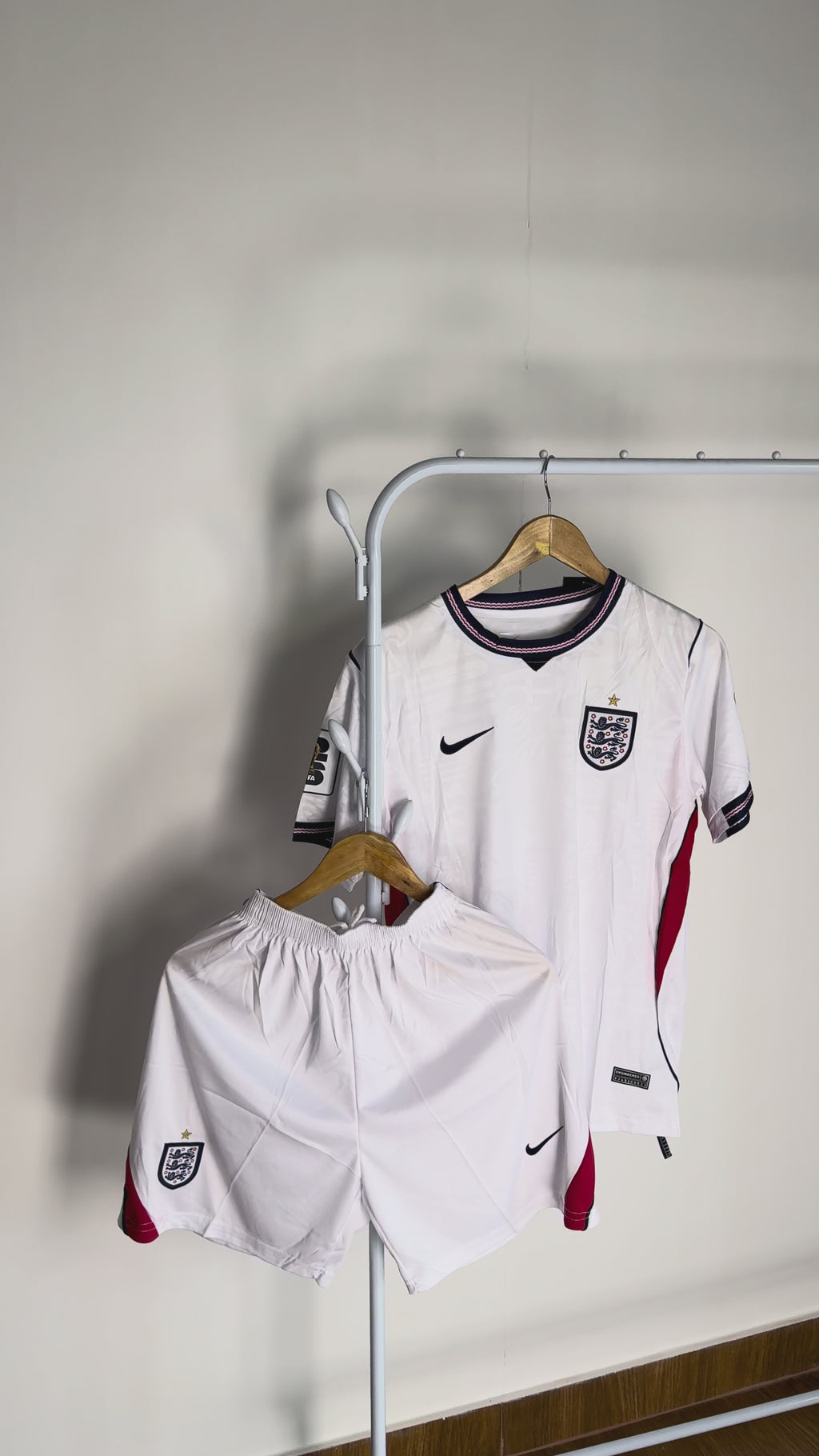 ENGLAND  HOME IMPORTED JERSEY SET (2026 VERSION)