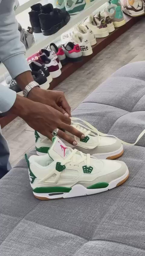 AirJ Retro4 SB Pine Green