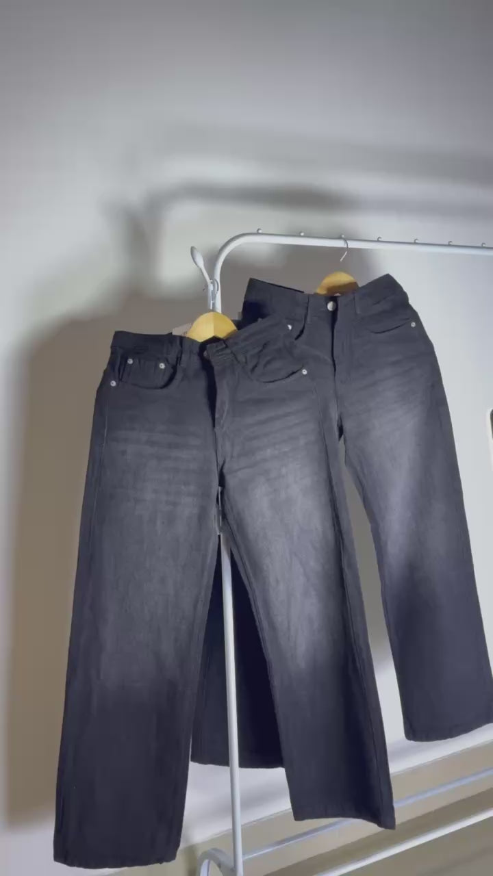 HM BLACK BAGGY JEANS 2101