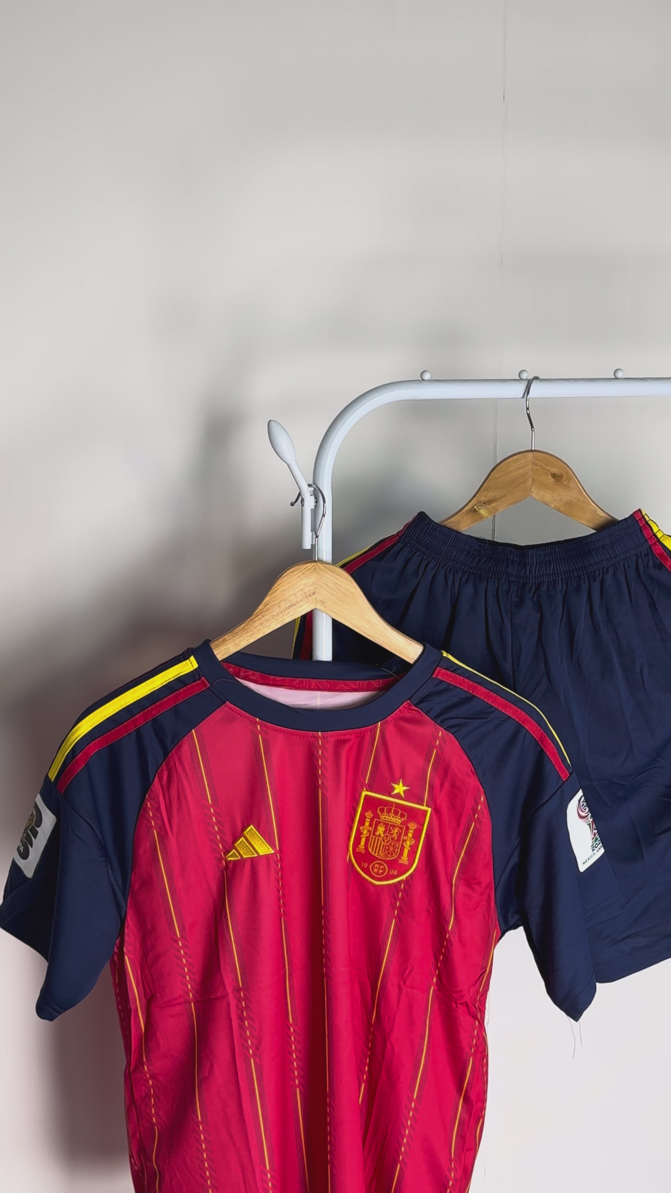 SPAIN HOME IMPORTED JERSEY SET (2026 VERSION)