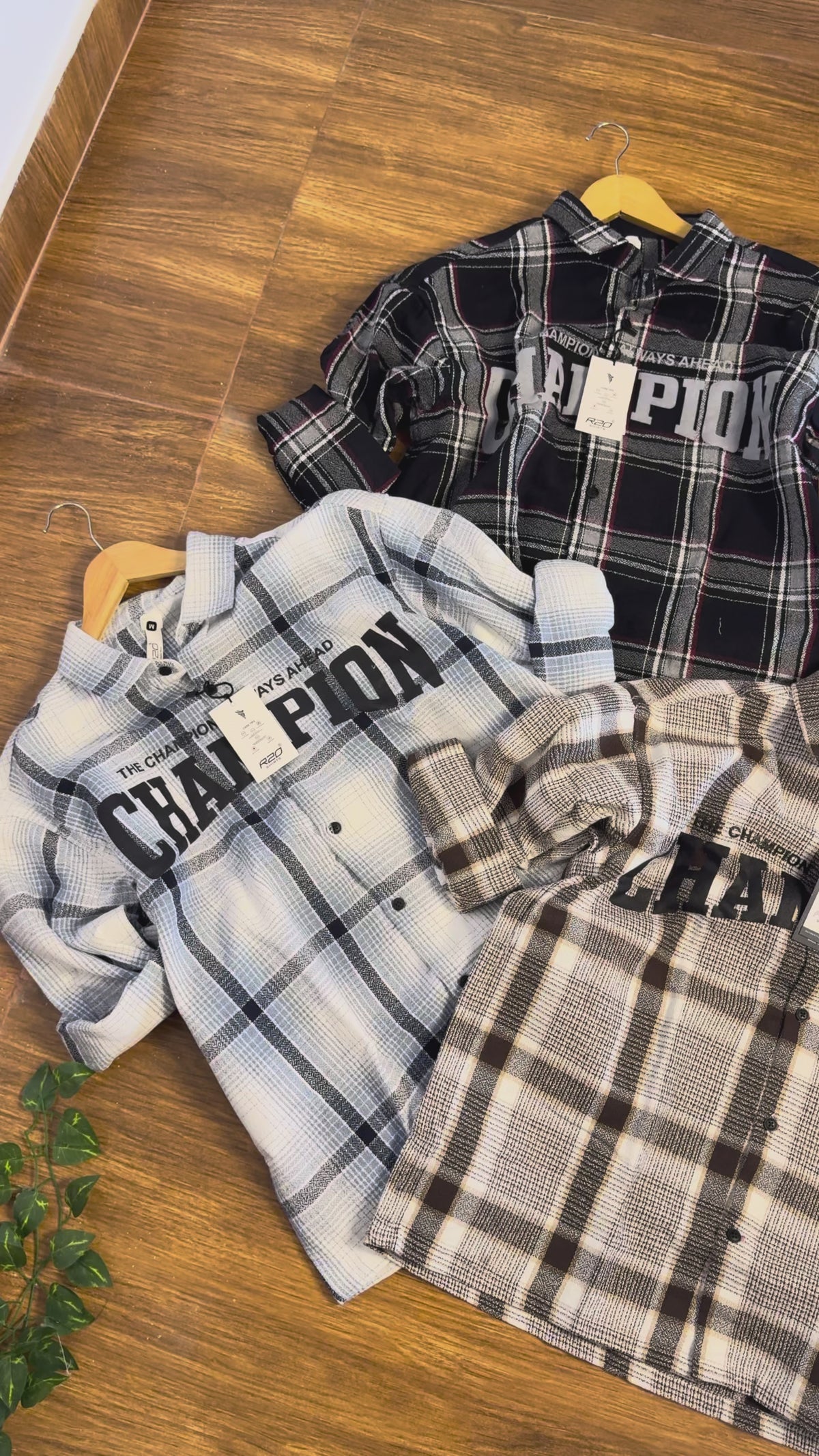 CHMPION CHECKS SHIRT 2147 (BOXY)