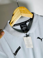 AMG MERC COLLAR TSHIRT - SKY BLUE