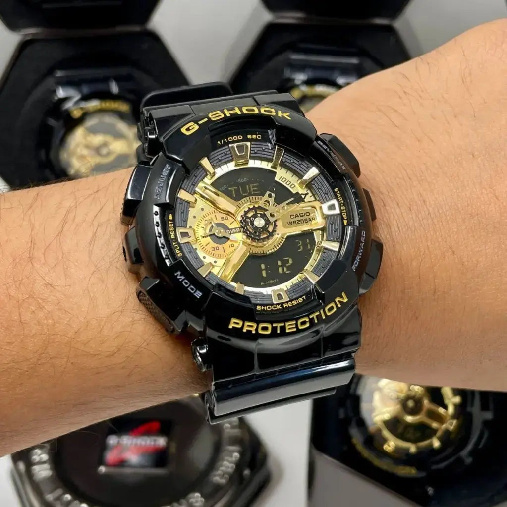 GSHCK GA110 BLACK WITH GOLD